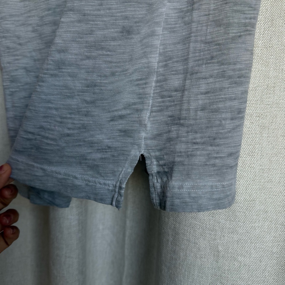 Victoria's Secret PINK Short Sleeve Slub Pocket Tee in Light Gray Size XS - Picture 4 of 6